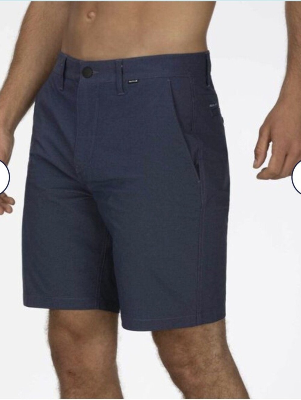 Hurley Navy Blue H2O Dry Boys  Size 20 Flat Front Performance Shorts NWT